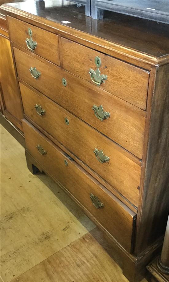 19th century oak chest of drawers